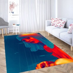 Hologram Girl Blade Runner Carpet Rug