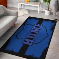 Home Shield Blue Line Area Rug