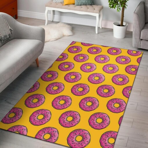 Homer Simpson Donut Area Rug