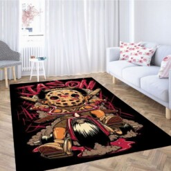 Horor Film Background Living Room Modern Carpet Rug