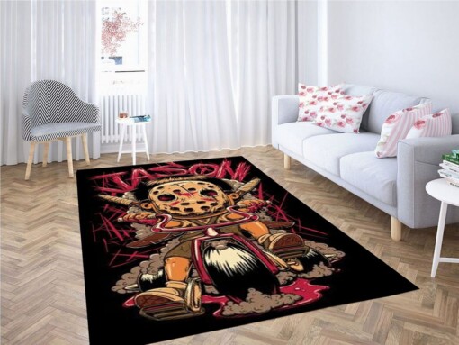 Horor Film Background Living Room Modern Carpet Rug