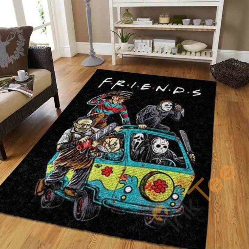 Horror Movie Characters Area Rug