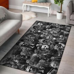 Horror Movie Gods Area Rug