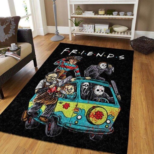 Horror Movie Home Decor Characters Area Rug