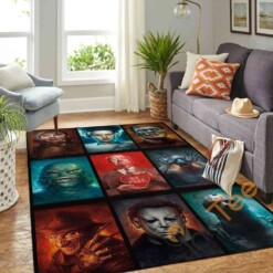 Horror Villain Characters Halloween Specail Area Rug