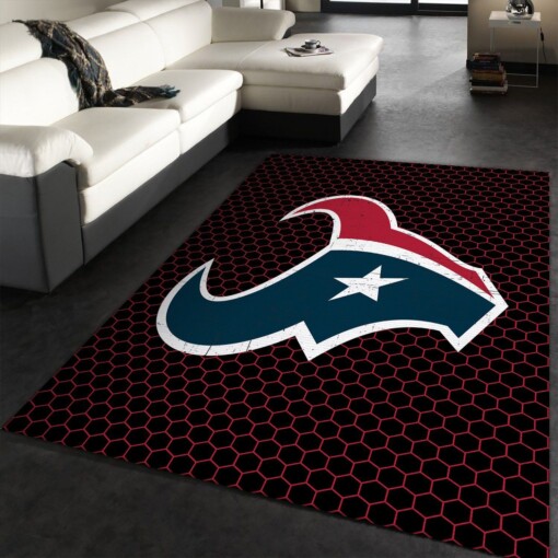 Houston Texans NFL Rug  Custom Size And Printing