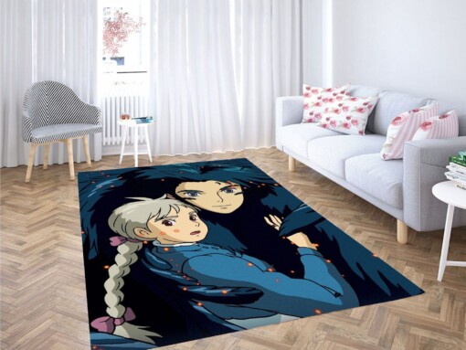 Howls Moving Castle Carpet Rug