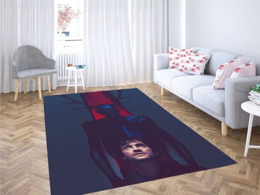 Hugh Dancy Hannibal Art Living Room Modern Carpet Rug