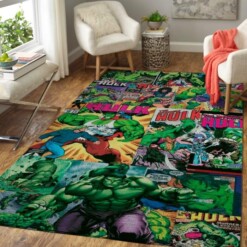 Hulk Avengers Rug  Custom Size And Printing