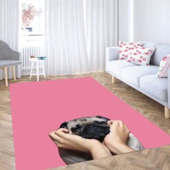 Human And Dog Carpet Rug