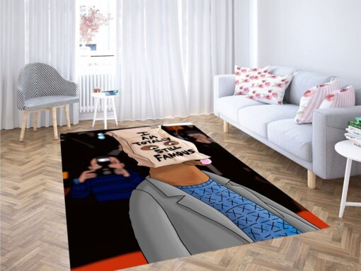 I Am Totally Still Famous Bojack Horseman Living Room Modern Carpet Rug