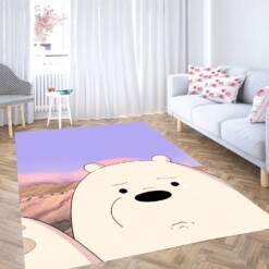 Ice Bear Sad Carpet Rug