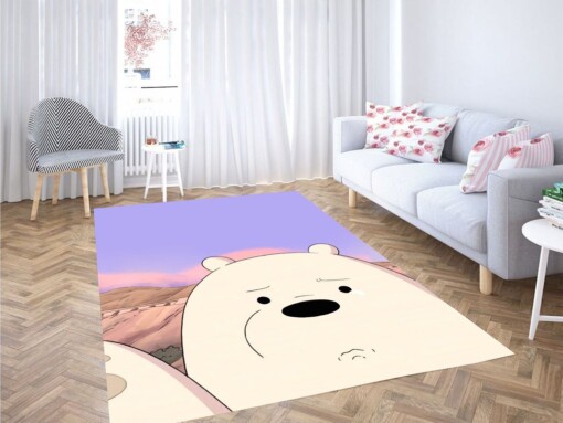 Ice Bear Sad Living Room Modern Carpet Rug