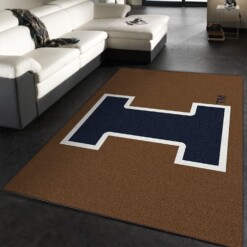 Illinois Rug Team Logo  Custom Size And Printing