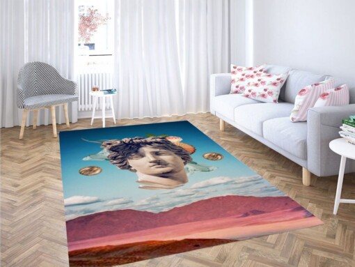 Illustration Backgrounds Living Room Modern Carpet Rug