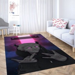 Illustration Wallpaper Living Room Modern Carpet Rug