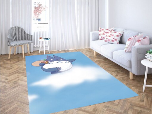 In The Sky My Neighbor Totoro Carpet Rug