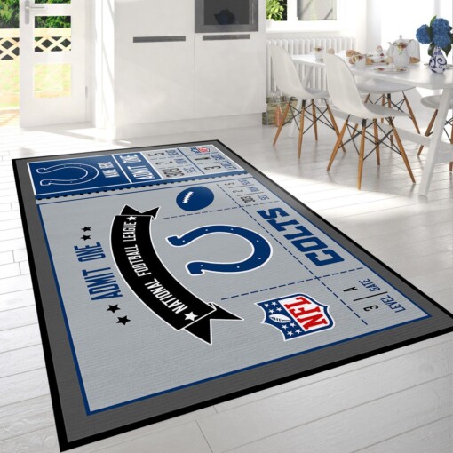 Indianapolis Colts Rug  Custom Size And Printing