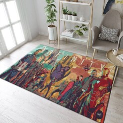 Infinity War Marvel Rug  Custom Size And Printing