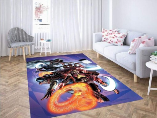 Infinity Wars Comic Carpet Rug