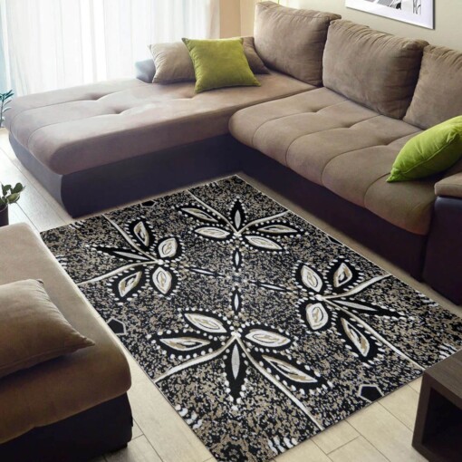 Inspired African Colorful Print Afrocentric Pattern Art Large Living Room Rug