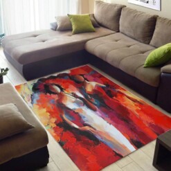 Inspired African Cute American Black Art Melanin Woman Style Floor Living Room Rug