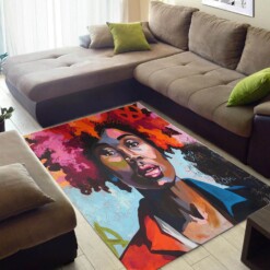 Inspired African Fancy Lady Large Room Rug