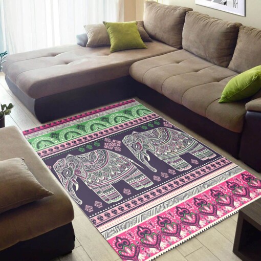 Inspired African Style Adorable Animals Themed Carpet Living Room Rug
