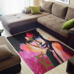 Inspired African Style Pretty Melanin Girl Large Carpet Living Room Rug