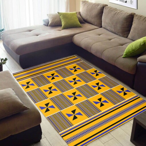 Inspired African Style Vintage Afro American Ethnic Seamless Pattern Home Rug
