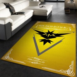 Instinct Pokemon Go Team Rug  Custom Size And Printing