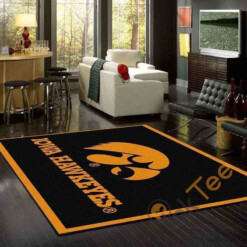 Iowa Hawkeyes Area Rug