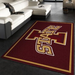 Iowa State Rug  Custom Size And Printing