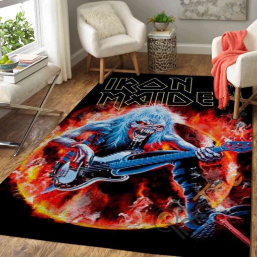 Iron Maiden Area Rug