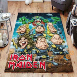 Iron Maiden Area Rug