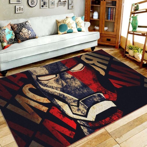 Iron Man Area Rug