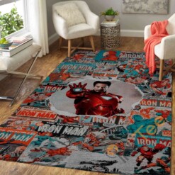 Iron Man Area Rug