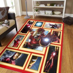 Iron Man Marvel Avengers Superheroes Lover Decorative Floor Rug
