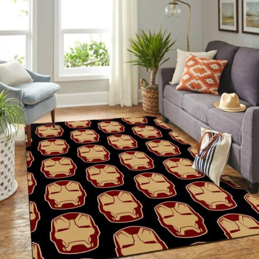 Iron Man Pattern Carpet Rug