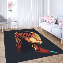 Iron Man Pop Head Carpet Rug
