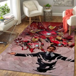 Iron Man Rug  Custom Size And Printing