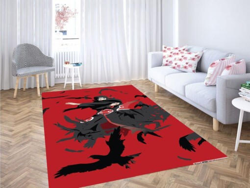 Itachi Uchiha Wallpaper Living Room Modern Carpet Rug