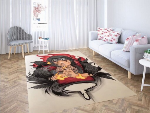 Itachi Wallpaper Living Room Modern Carpet Rug