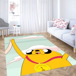 Jack Champions Adventure Time Living Room Modern Carpet Rug