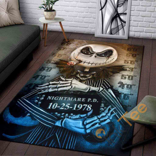 Jack Skellington Halloween Special Area Rug