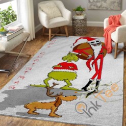 Jack Skellington Grinch Area Rug