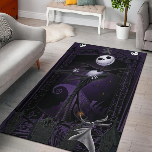 Jack Skellington Nightmare Before Christmas Area Rug