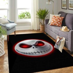 Jack Skellington Red Head Carpet Rug