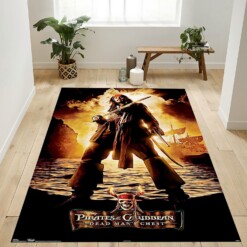 Jack Sparrow Rug  Custom Size And Printing