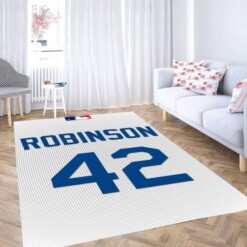 Jackie Robinson Carpet Rug